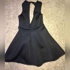 Mini black dress
